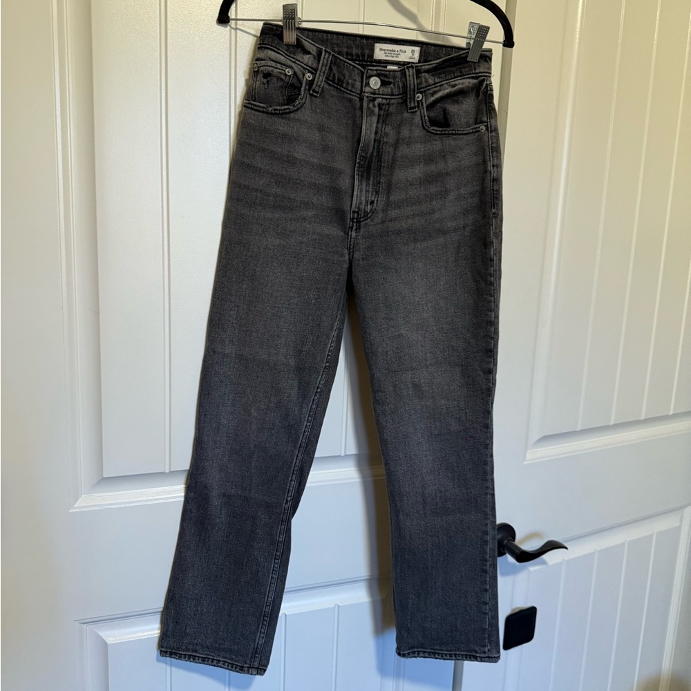 Abercrombie & Fitch Women's Black Straight Jeans